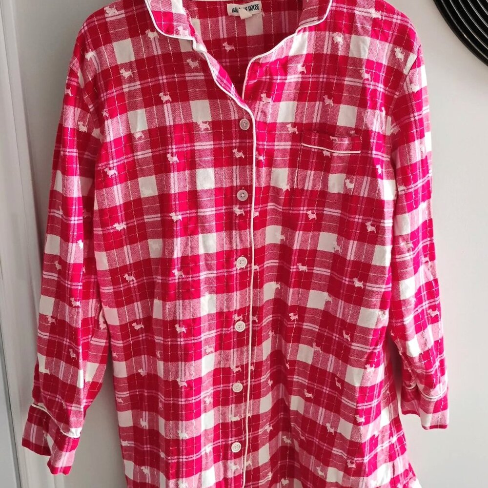 Plaid Scottish Dog Night Shirt